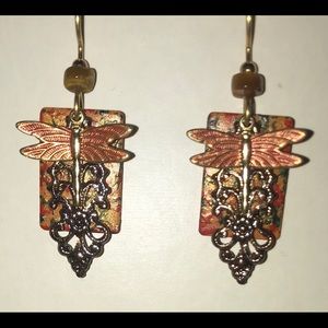 Copper Firefly Earrings